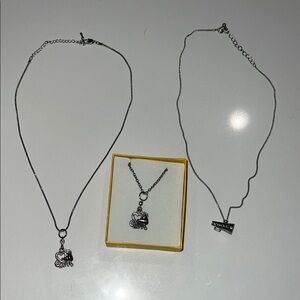 Cheerleading Charm Necklaces Set